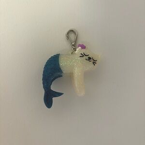 NWOT Bath and Body Works Glitter Mermaid Cat Hand Sanitizer Holder